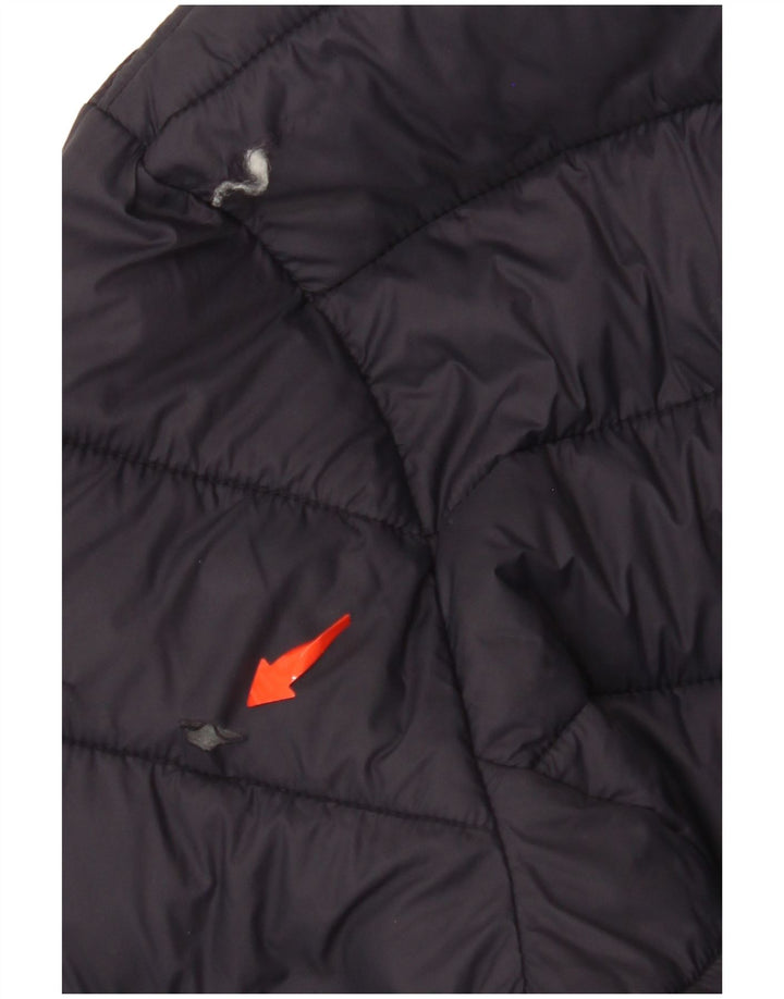 CREW CLOTHING Chaqueta acolchada para mujer UK 46 Large Nylon azul marino