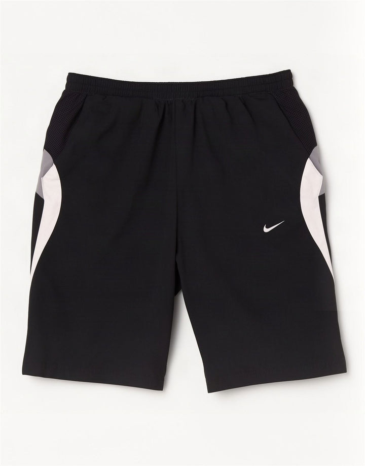 Nike - Pantalones cortos deportivos para hombre (talla pequeña), color negro y poliéster