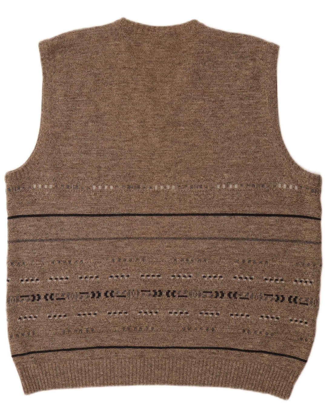 Canda Mens Chaleco Tank Top 2XL Gris Rayas Acrílico
