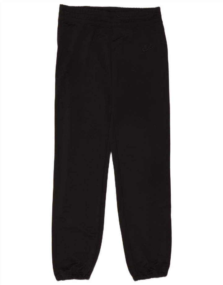 Nike Mujer Chándal Pantalones Joggers UK 10 Pequeño Negro Poliéster