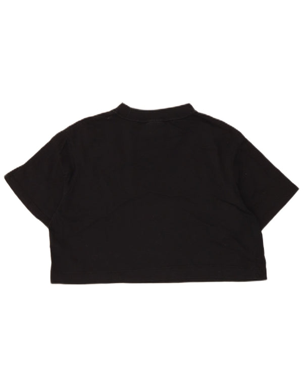 Nike Camiseta corta extragrande con gráfico para mujer UK 6 XS Negro
