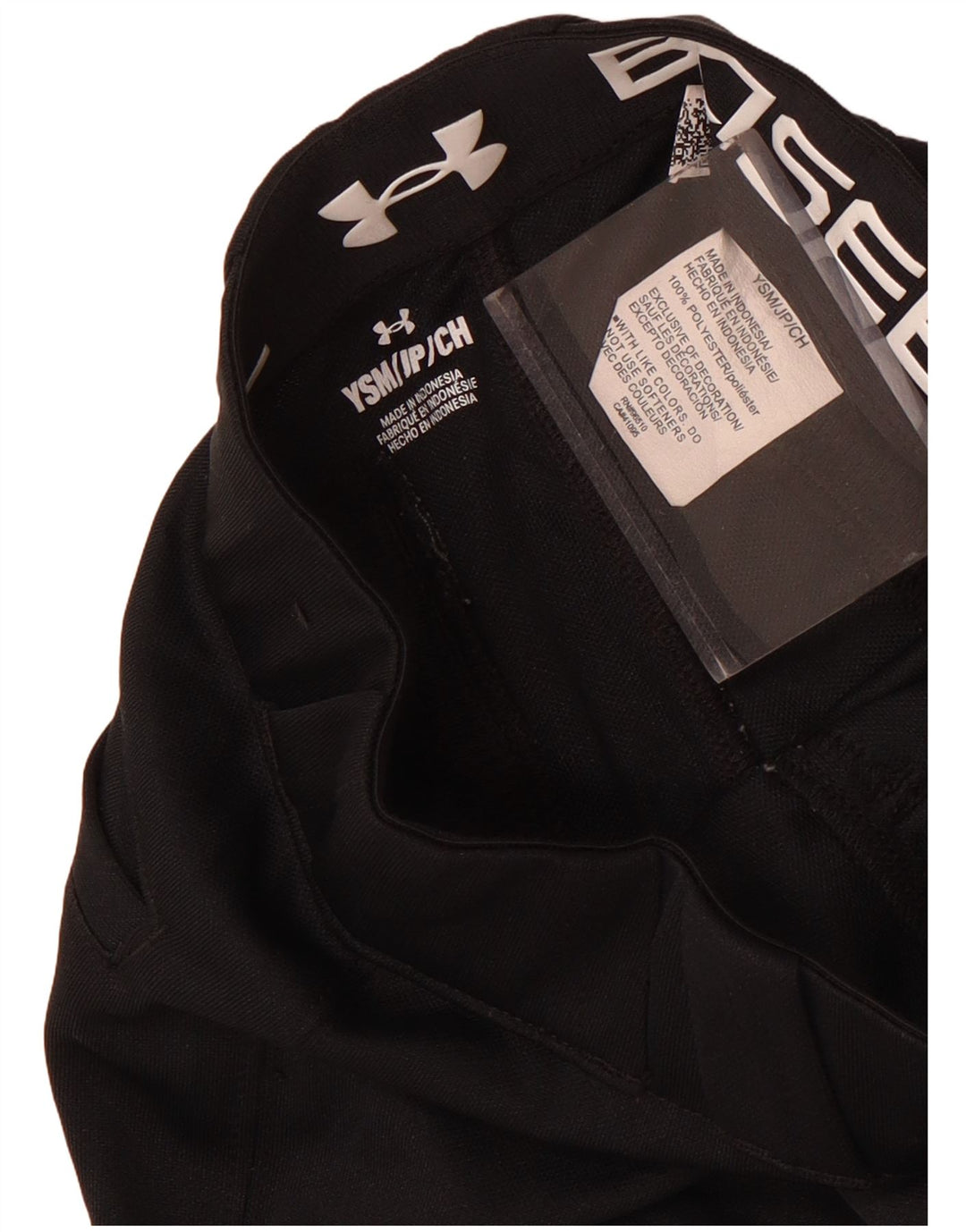 Under Armour Pantalones de chándal para niño, 7-8 años, pequeño, negro