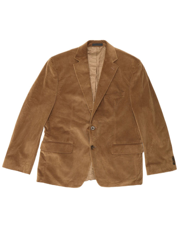 Michael Kors Chaqueta tipo blazer de 2 botones para hombre UK 40 Grande Poliéster marrón