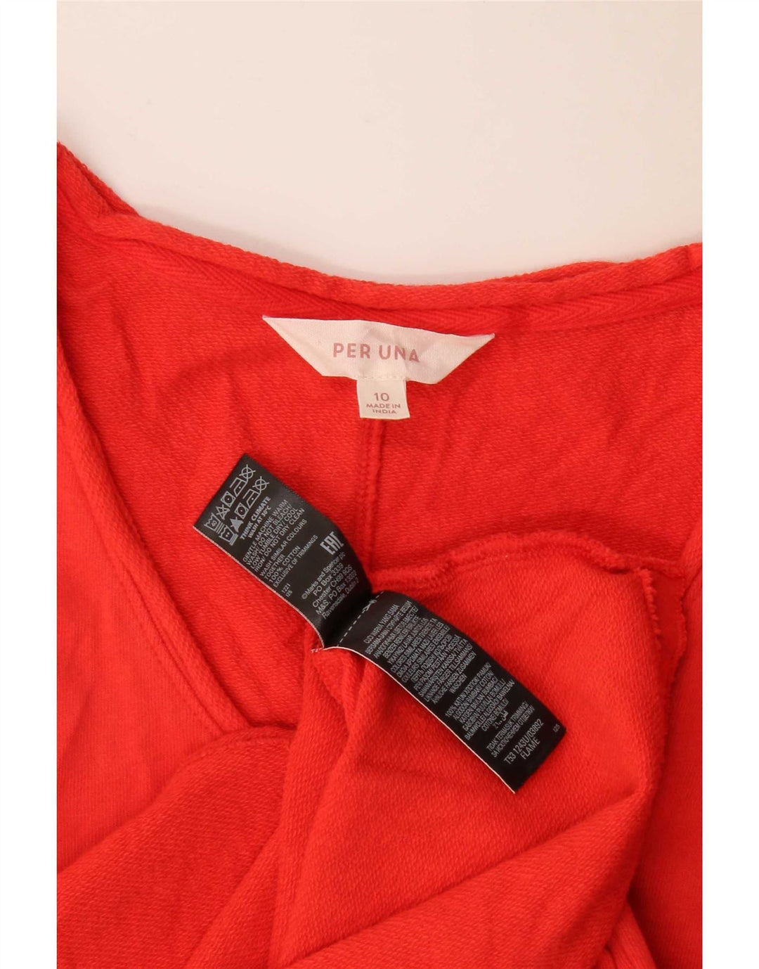 Marks & Spencer Mujeres Per Una Top extragrande Manga 3/4 UK 10 Small Rojo
