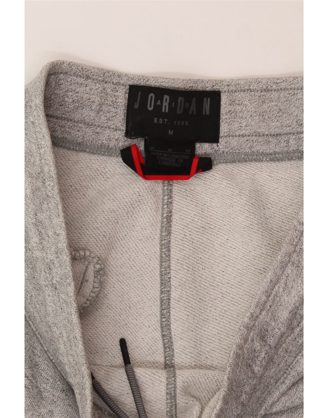 JORDAN Mens Sport Shorts Medium  Grey Cotton Vintage Jordan and Second-Hand Jordan from Messina Hembry 