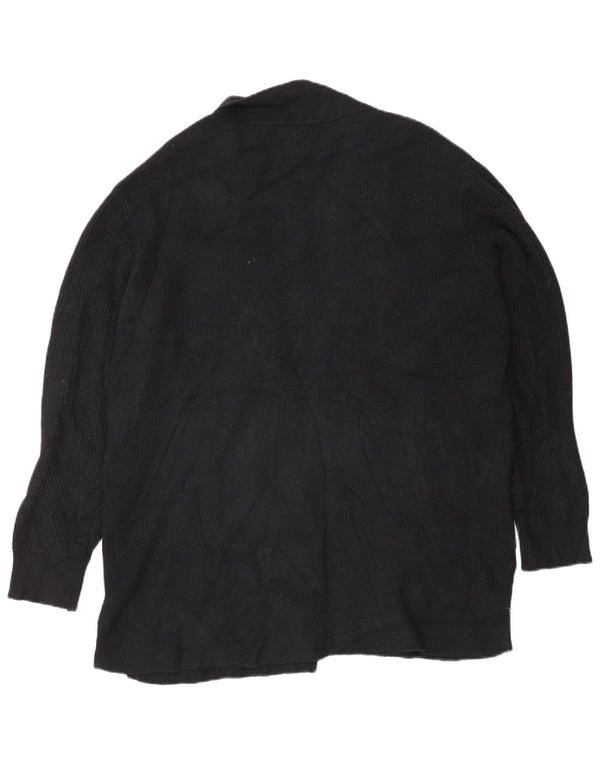 Marks & Spencer Suéter tipo cárdigan abierto de gran tamaño para mujer UK 40 XL Negro