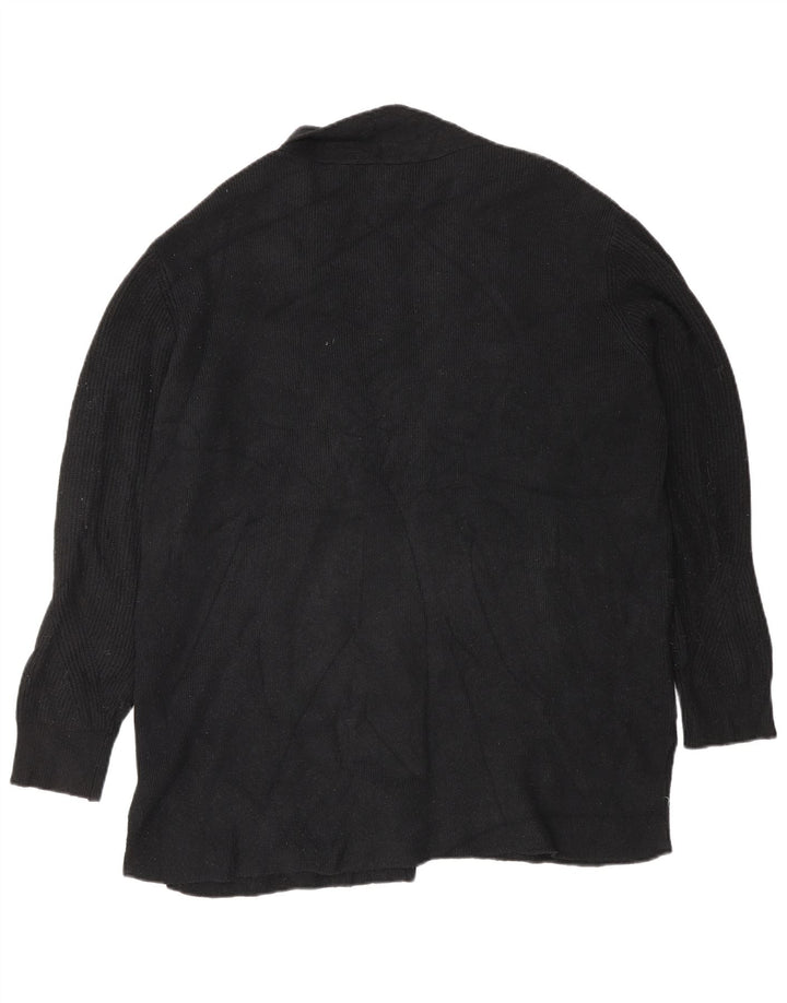 Marks & Spencer Suéter tipo cárdigan abierto de gran tamaño para mujer UK 40 XL Negro
