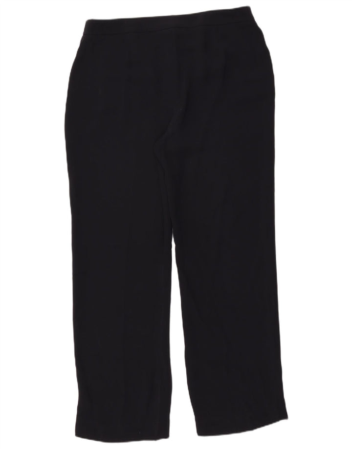 Hobbs Pantalones chinos para mujer UK 14 Large W34 L30 Azul marino Poliéster