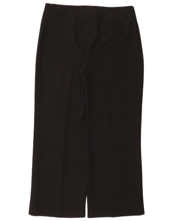 Marks & Spencer Pantalones informales de corte holgado para mujer UK 40 Large W36 L30 Negro