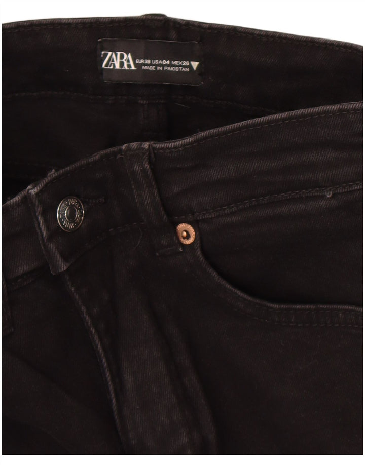 Zara Vaqueros Bootcut Mujer EU 36 XS W26 L25 Negro