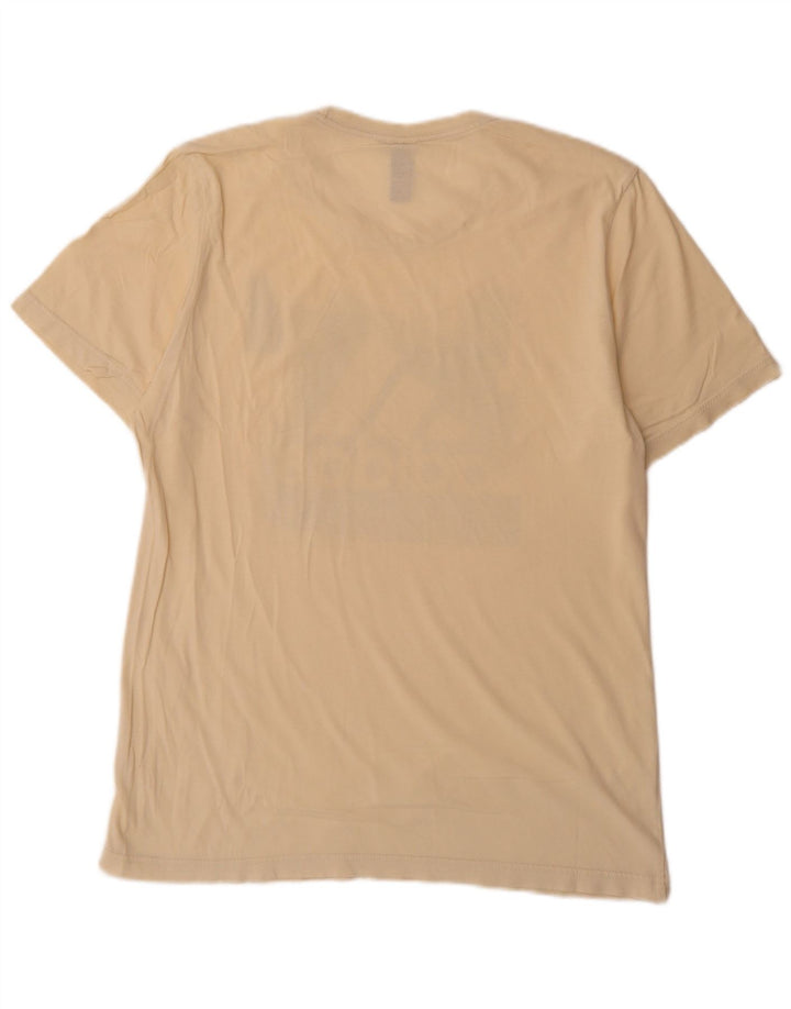 Adidas Hombre Camiseta Gráfica Top Medium Amarillo