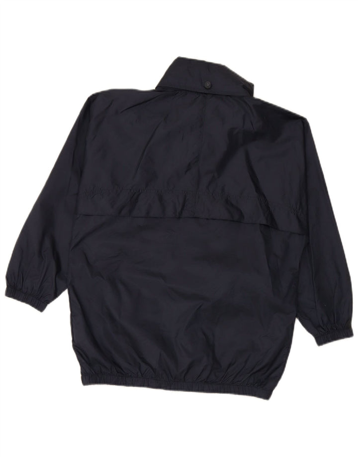 CHAMPION Boys Rain Jacket 9-10 Years Medium Navy Blue Polyamide