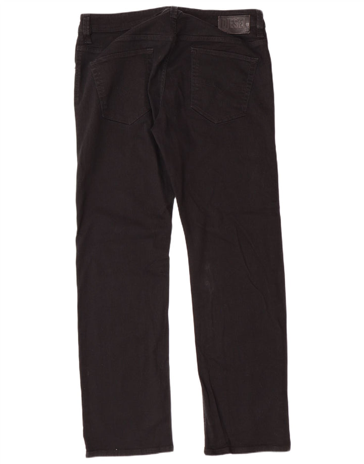 DIESEL Vaqueros rectos Larkee para hombre W36 L32 Algodón negro