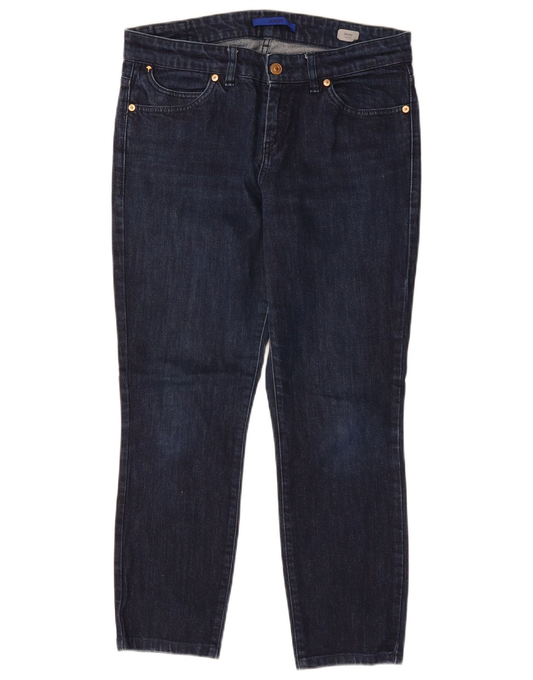 JOOP Vaqueros recortados ajustados Selma para mujer W29 L25 Algodón azul marino