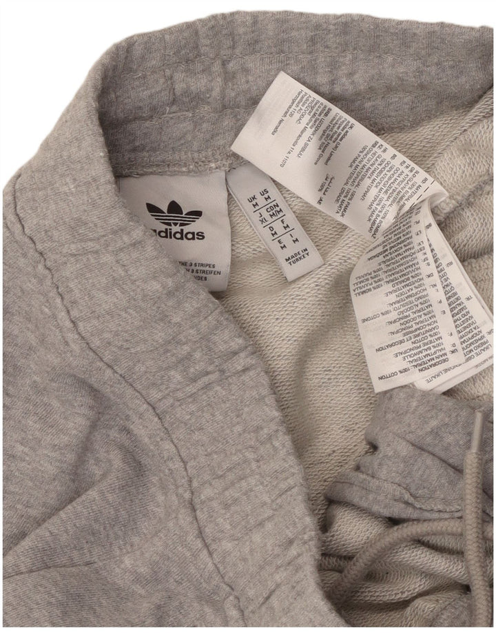 Adidas Hombre Pantalones De Chándal Joggers Gris Medio Algodón