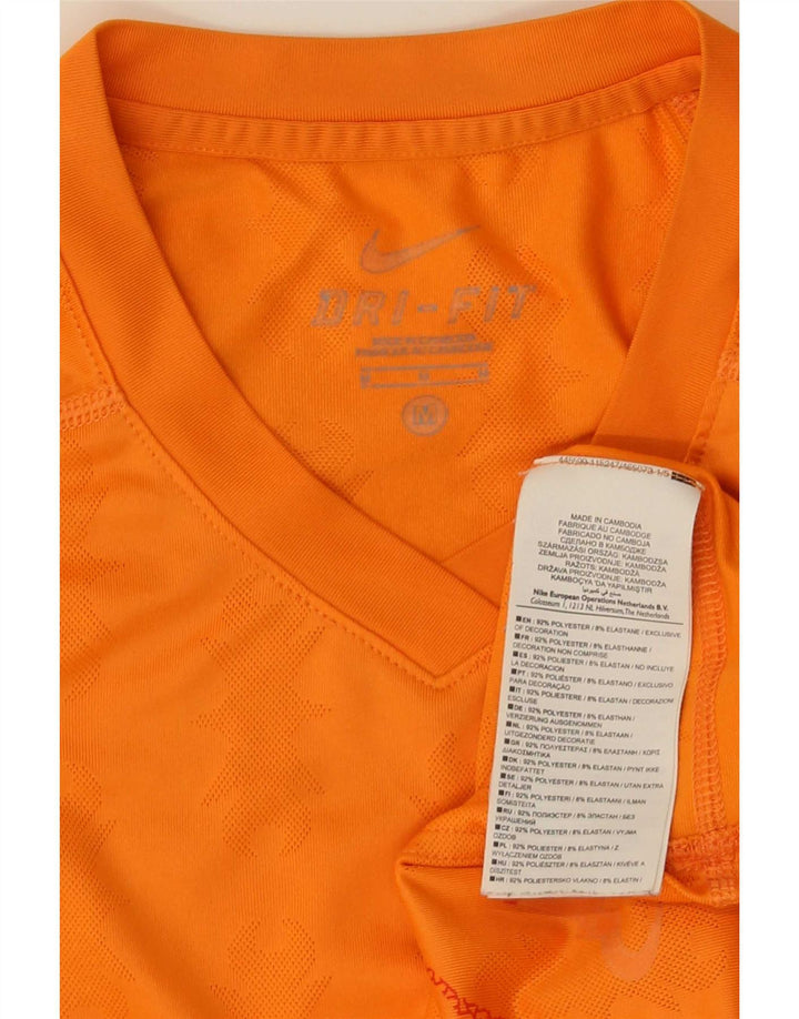 Camiseta Nike Hombre Top Medium Naranja Paisley Poliéster