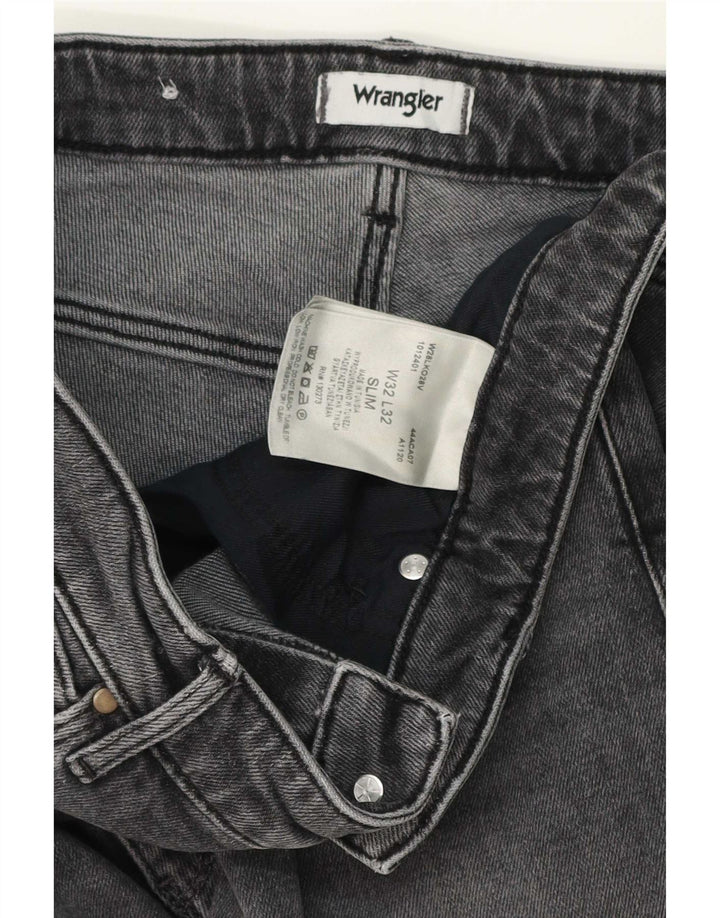 Vaqueros ajustados para hombre Wrangler W32 L32 Algodón gris