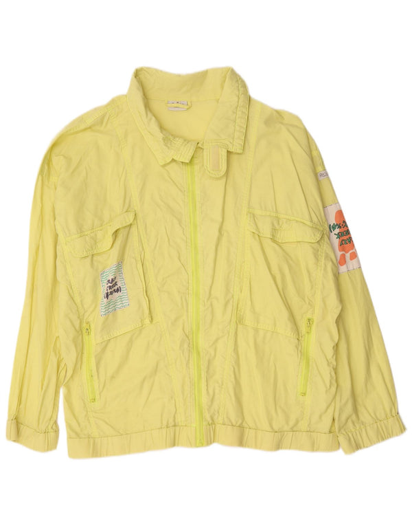 Proline - Chaqueta bomber extragrande con gráfico para hombre, talla 38, color amarillo mediano