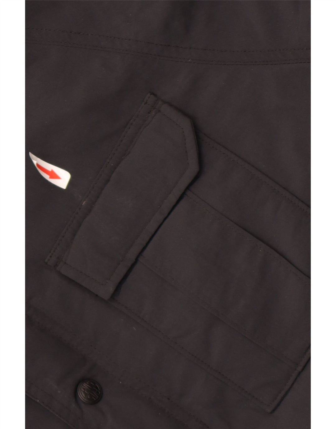 Levi's Chaqueta acolchada con capucha para hombre UK 38 Mediana Poliamida negra