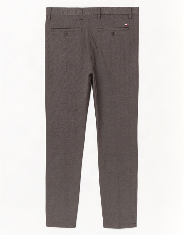 Tommy Hilfiger Pantalones chinos ajustados para hombre W32 L30 Viscosa gris