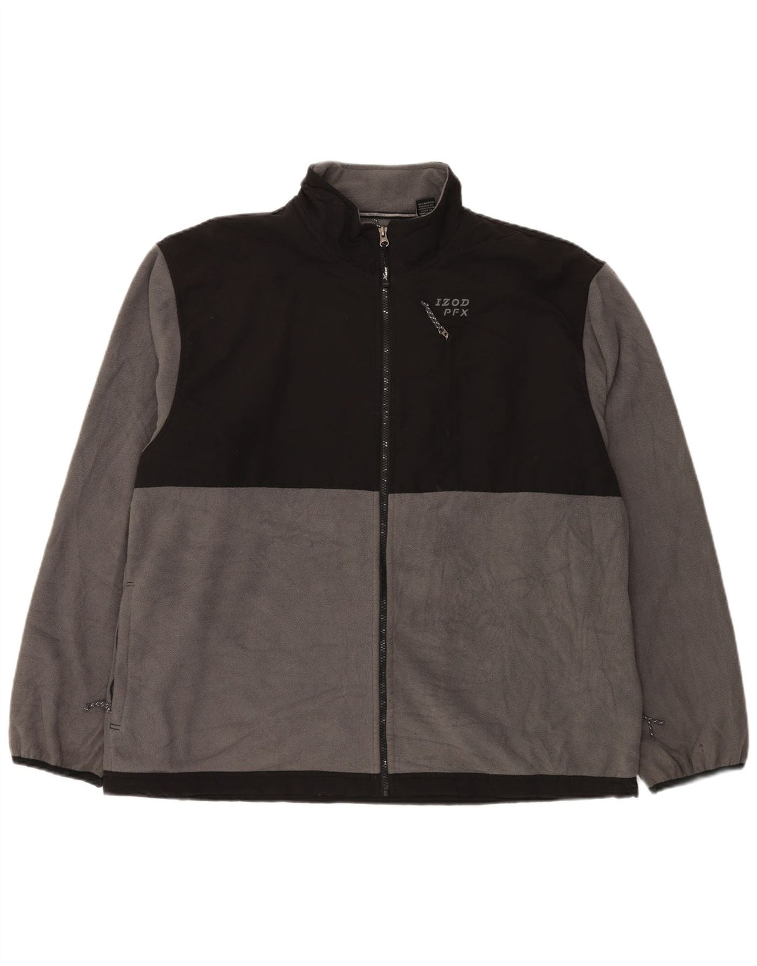 IZOD Chaqueta polar para hombre UK 44 2XL Gris Colorblock Poliéster