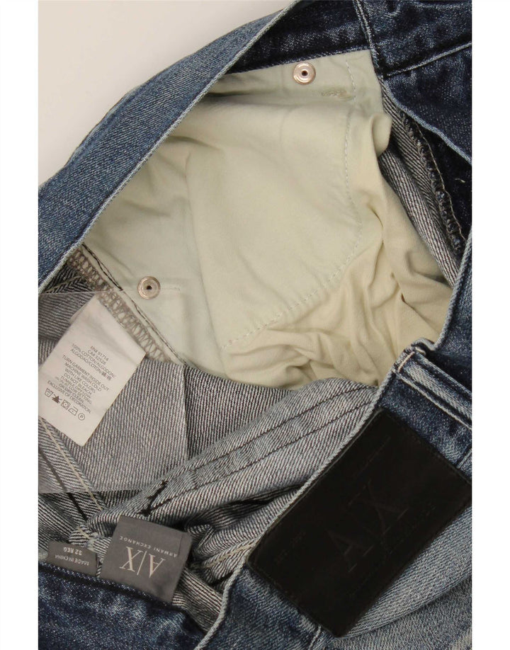 Armani Exchange Vaqueros Sueltos para Hombre W32 L32 Algodón Azul