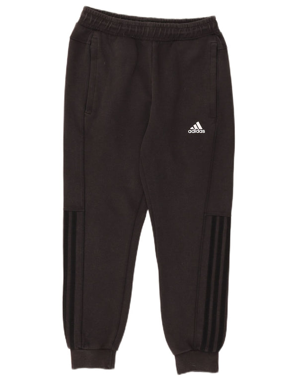 ADIDAS Pantalones de chándal para mujer Joggers UK 10 Small Black Cotton