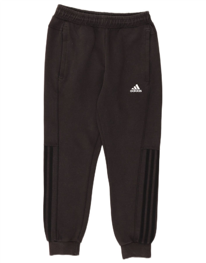 ADIDAS Pantalones de chándal para mujer Joggers UK 10 Small Black Cotton
