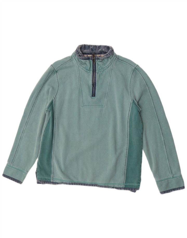 Sudadera tipo jersey The Airlie con diseño colour block en verde medio de Fat Face Hombre