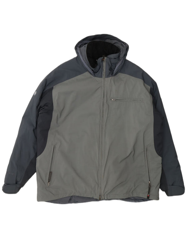 Marmot Chaqueta Cortavientos Con Capucha Para Hombre ES 42 XL Gris Colorblock Sports