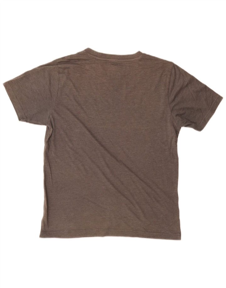 New Balance Hombre Camiseta Gráfica Top Gris Medio