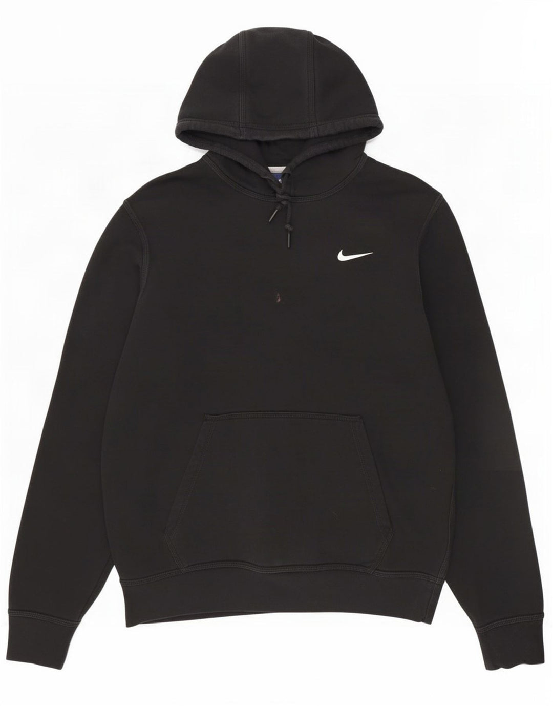 Nike - Sudadera con capucha para hombre (algodón negro mediano)