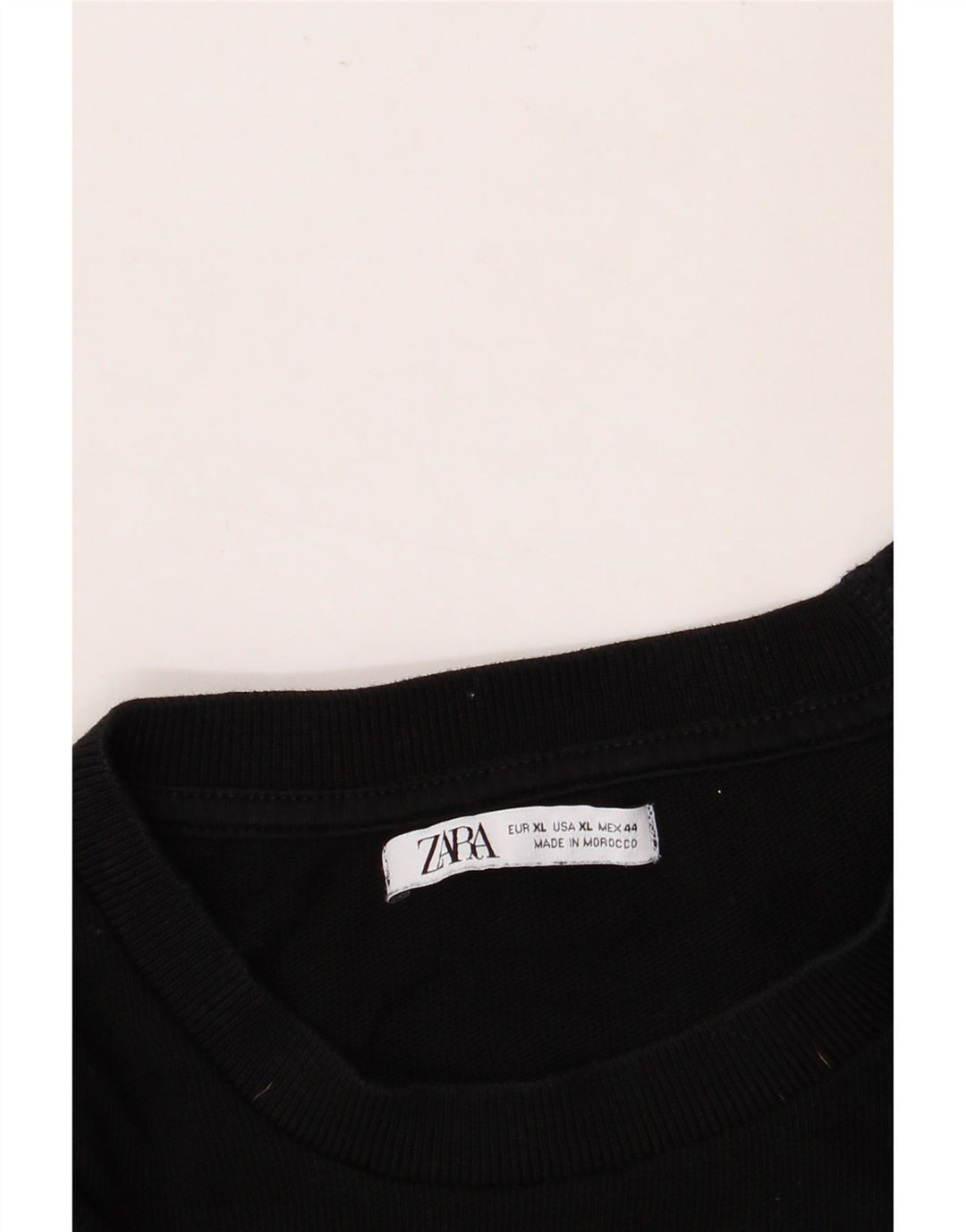 ZARA Hombre Camiseta Top XL Negro