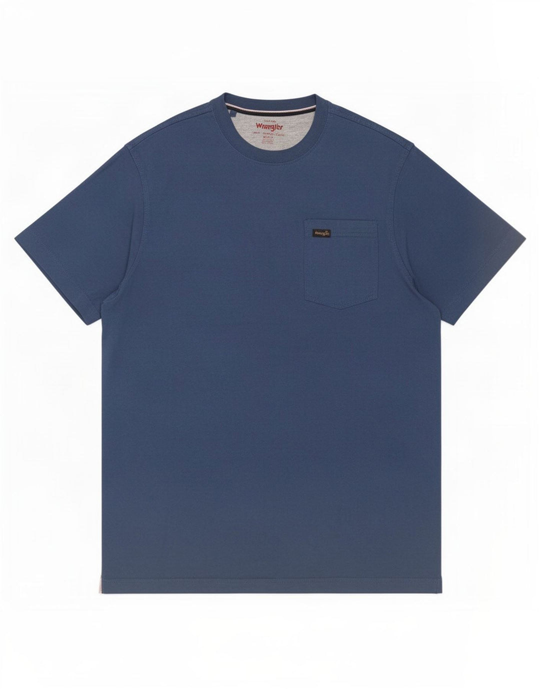 Camiseta Wrangler Hombre Top Azul Medio Algodón