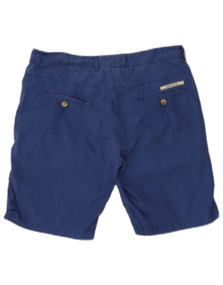Zara Mens Chino Shorts EU 38 Small W30 Azul