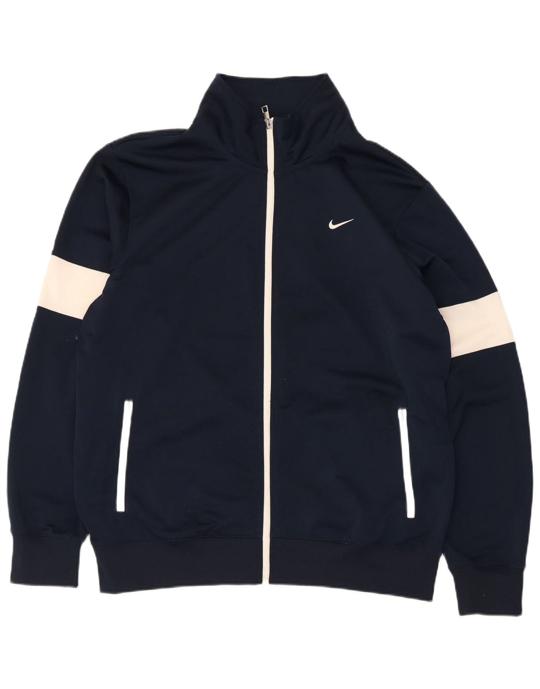 Nike Chaqueta de chándal de ajuste regular para hombre, talla grande, color azul marino