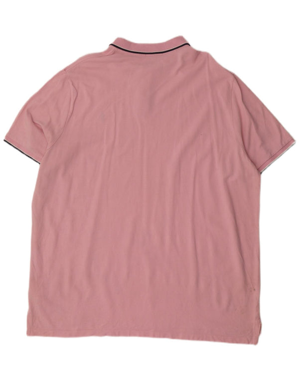 Polo Ralph Lauren Camisa de corte clásico para hombre 2XL Algodón a rayas rosa