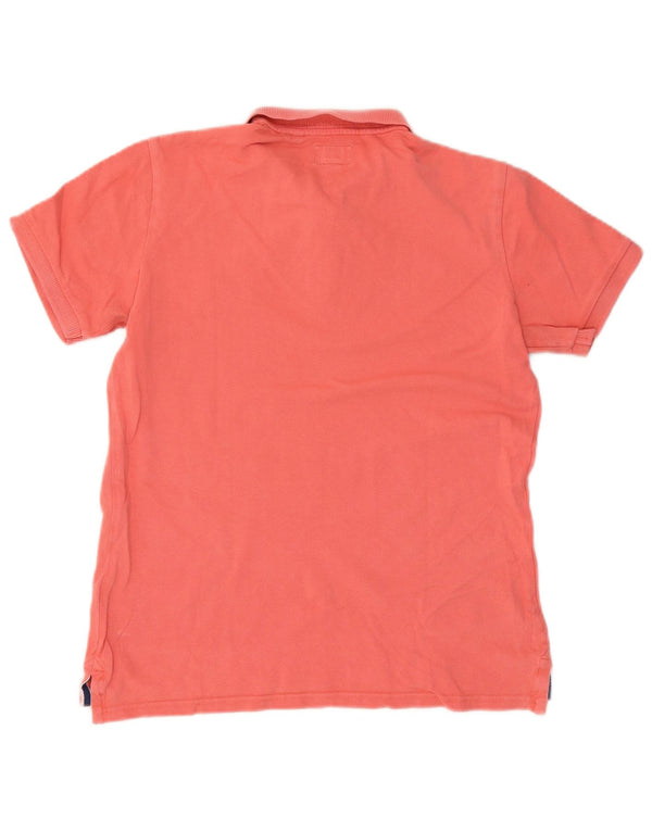 Superdry Polo De Algodón Rosa Medio Para Hombre