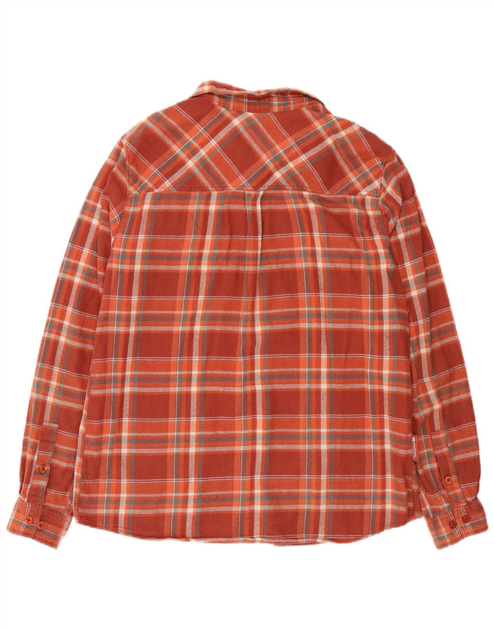 MOUNTAIN WAREHOUSE Camisa de franela para hombre Algodón a cuadros rojos grandes