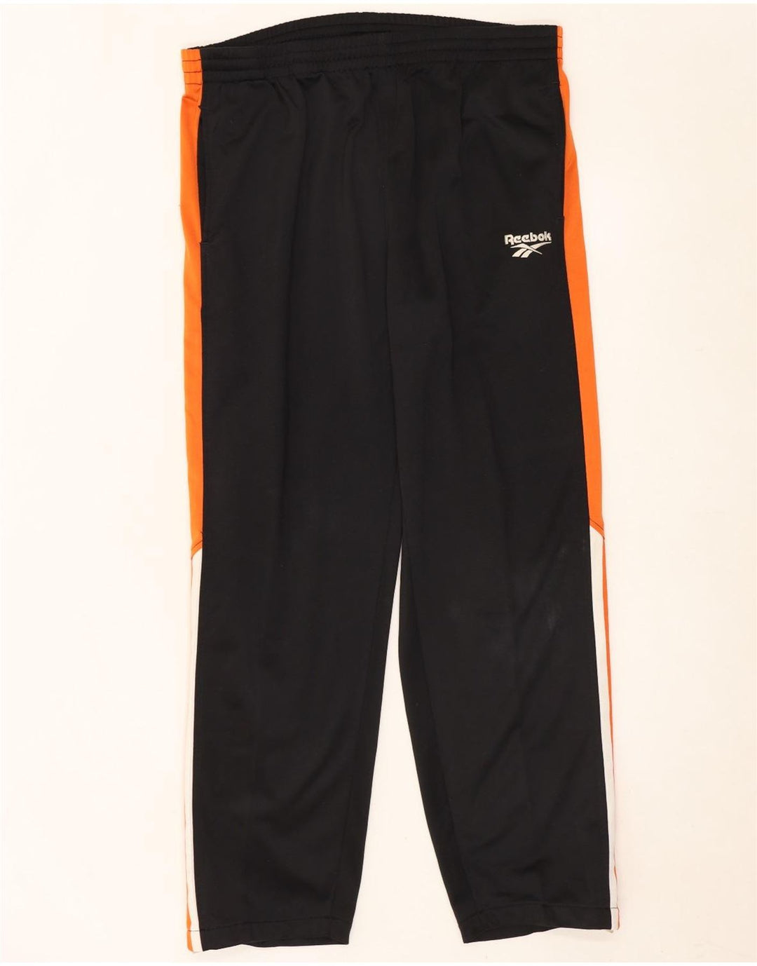 Reebok - Pantalón de chándal para hombre, talla grande, color negro, poliéster
