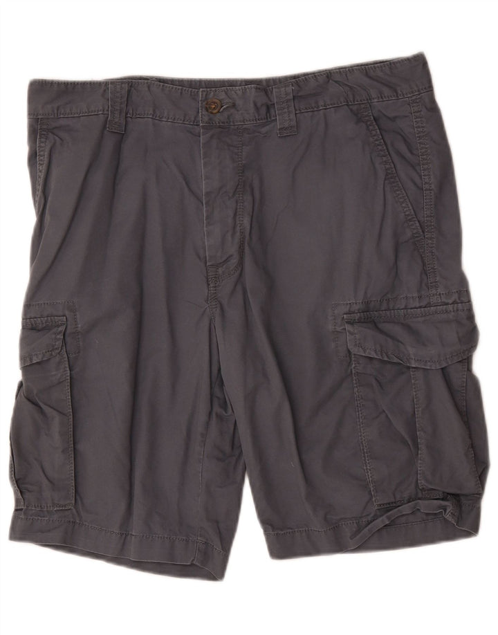 Marks & Spencer Pantalones cortos tipo cargo para hombre W34 Algodón gris grande