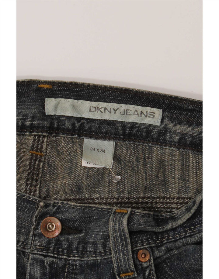 Vaqueros rectos para hombre Dkny W34 L34 Algodón azul