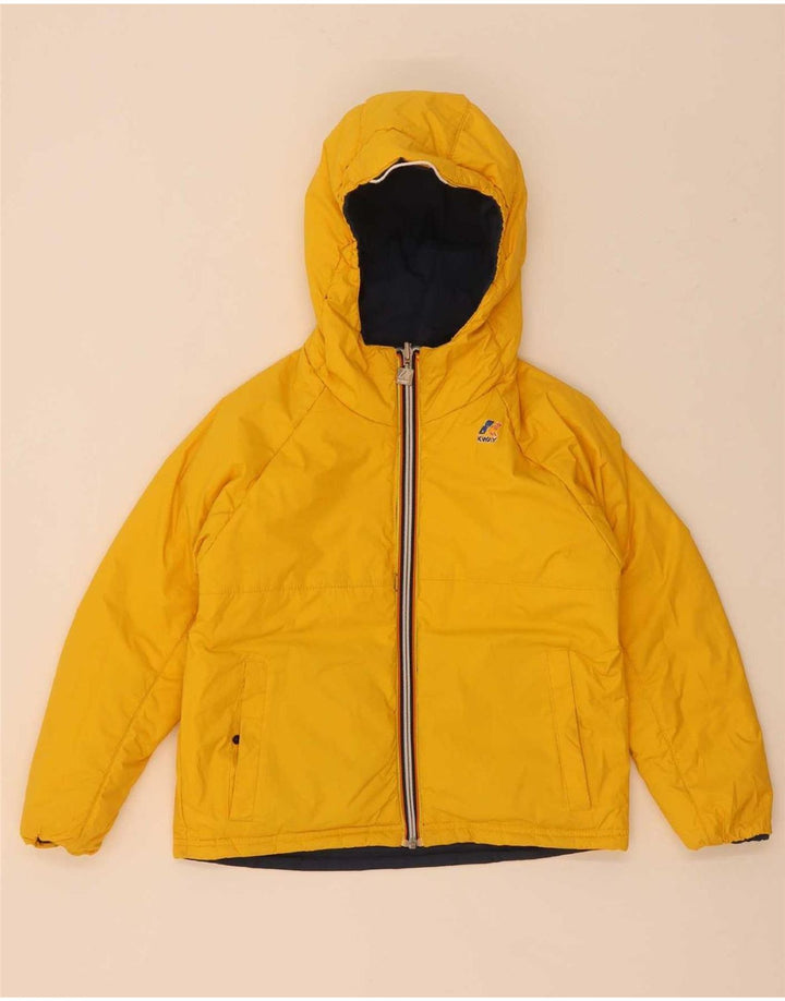 K-Way Chaqueta Reversible Con Capucha Niño 9-10 Años Azul Marino Poliamida