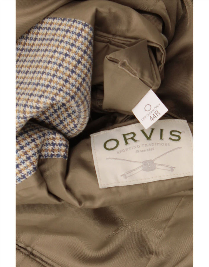 Orvis Chaqueta tipo blazer de 2 botones para hombre UK 44 2XL Beige Houndstooth