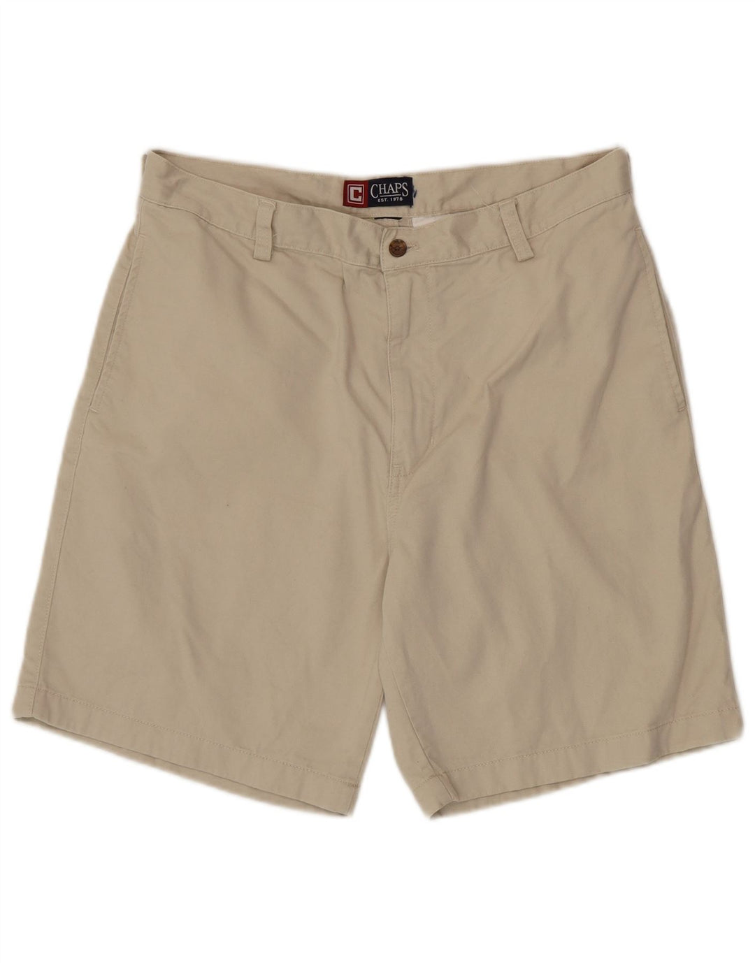 Chaps Pantalones cortos chinos para hombre W34 grande beige