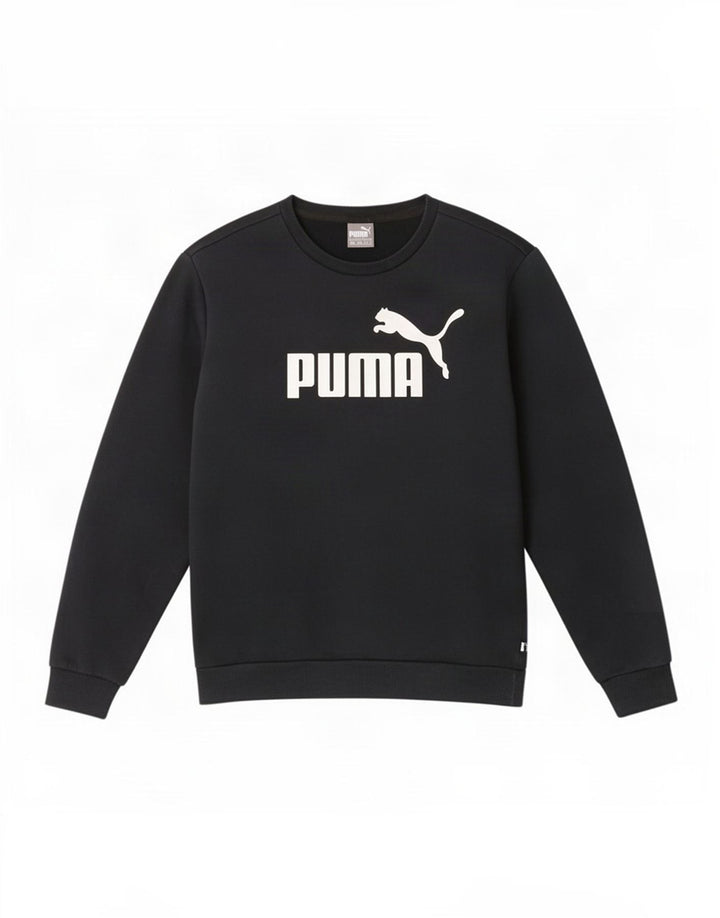 Puma Hombre Sudadera Gráfica Jumper Medium Negro Algodón
