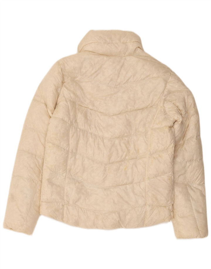 Columbia Chaqueta Acolchada Extragrande Titanio para Mujer UK 6 XS Nylon Beige