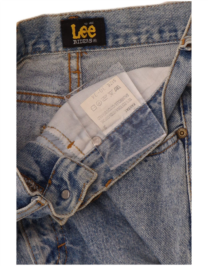 LEE Vaqueros cónicos Riders para hombre W30 L34 Algodón azul