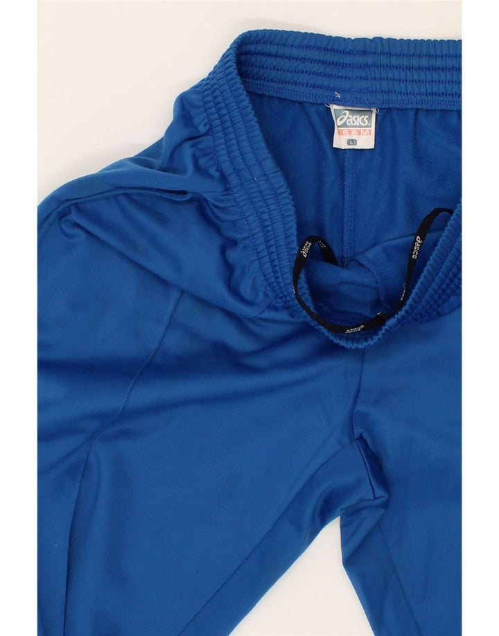 ASICS Womens Tracksuit Trousers UK 14 Large Blue Polyester Vintage Asics and Second-Hand Asics from Messina Hembry 