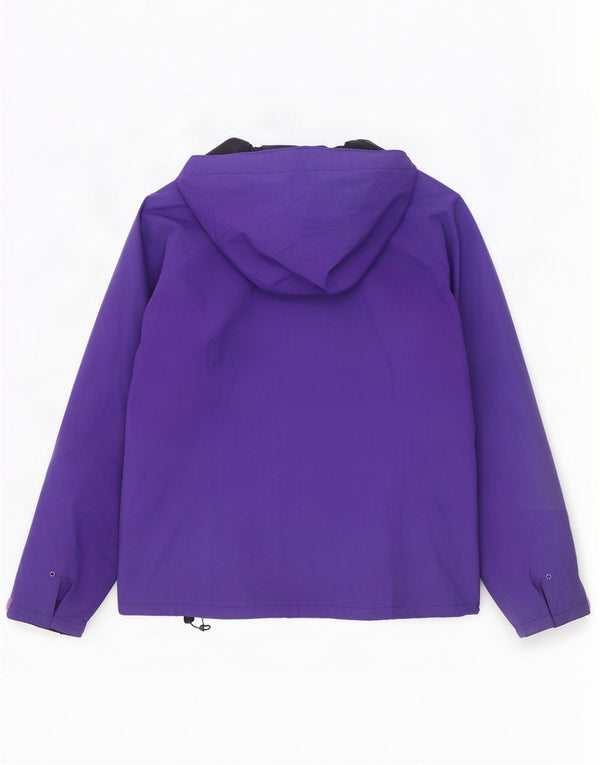 Columbia Chaqueta impermeable con capucha Omni-Tech para mujer UK 40 XL Nailon morado